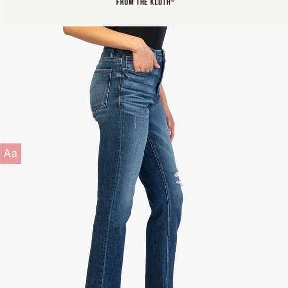 Kut from the kloth Rachaele mom jeans size 2 NWOT - Picture 2 of 8